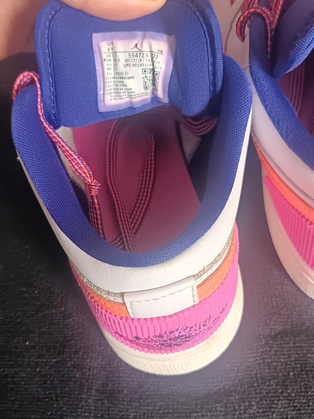 Kids Pink & Blue Athletic Shoes - Unbranded